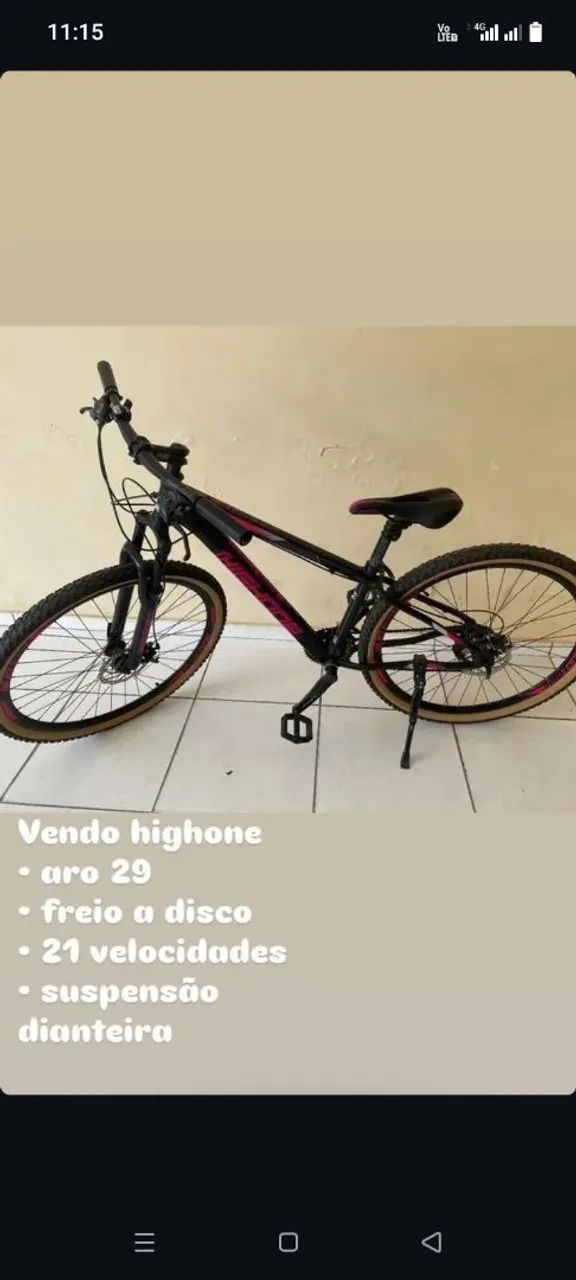 Bike aro 29 unico dono com documento 