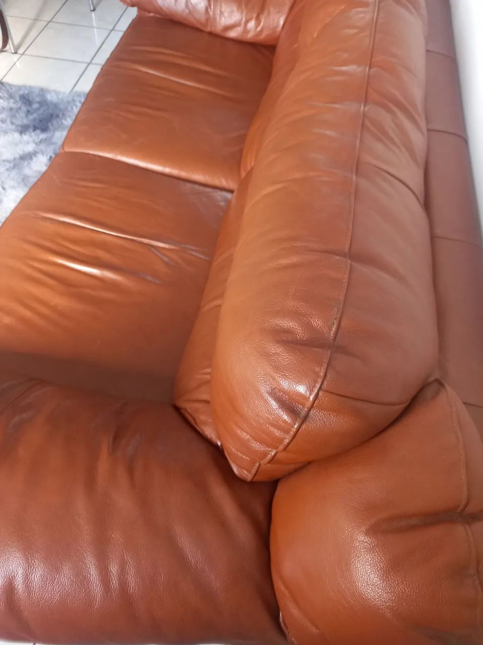 Sofa couro   Comprimento 2.10 - Foto 4