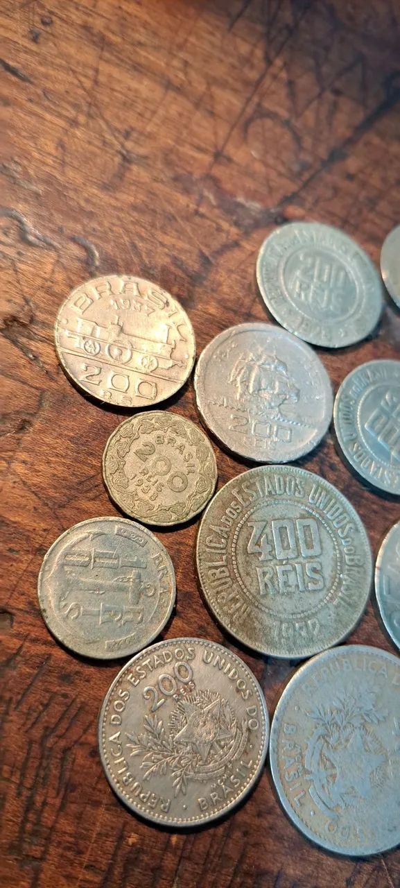 Lote 27 moedas antigas de réis  - Foto 5
