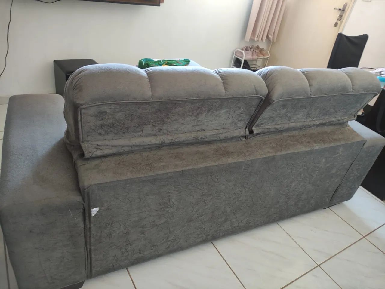Sofá Retrátil e reclinável 2m - 3 Lugares  - Foto 3