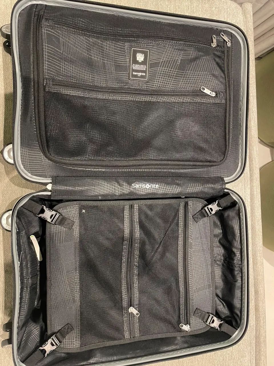 Mala de Bordo Samsonite Hartlan Spinner 55/20 Original - Cinza (Helium Grey)? - Foto 5