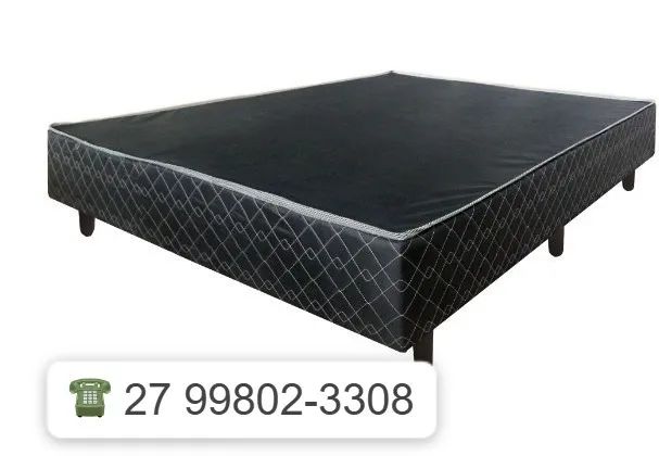 $ BASE BOX CASAL EMOBILI 138 X 188-FRETE GRATIS