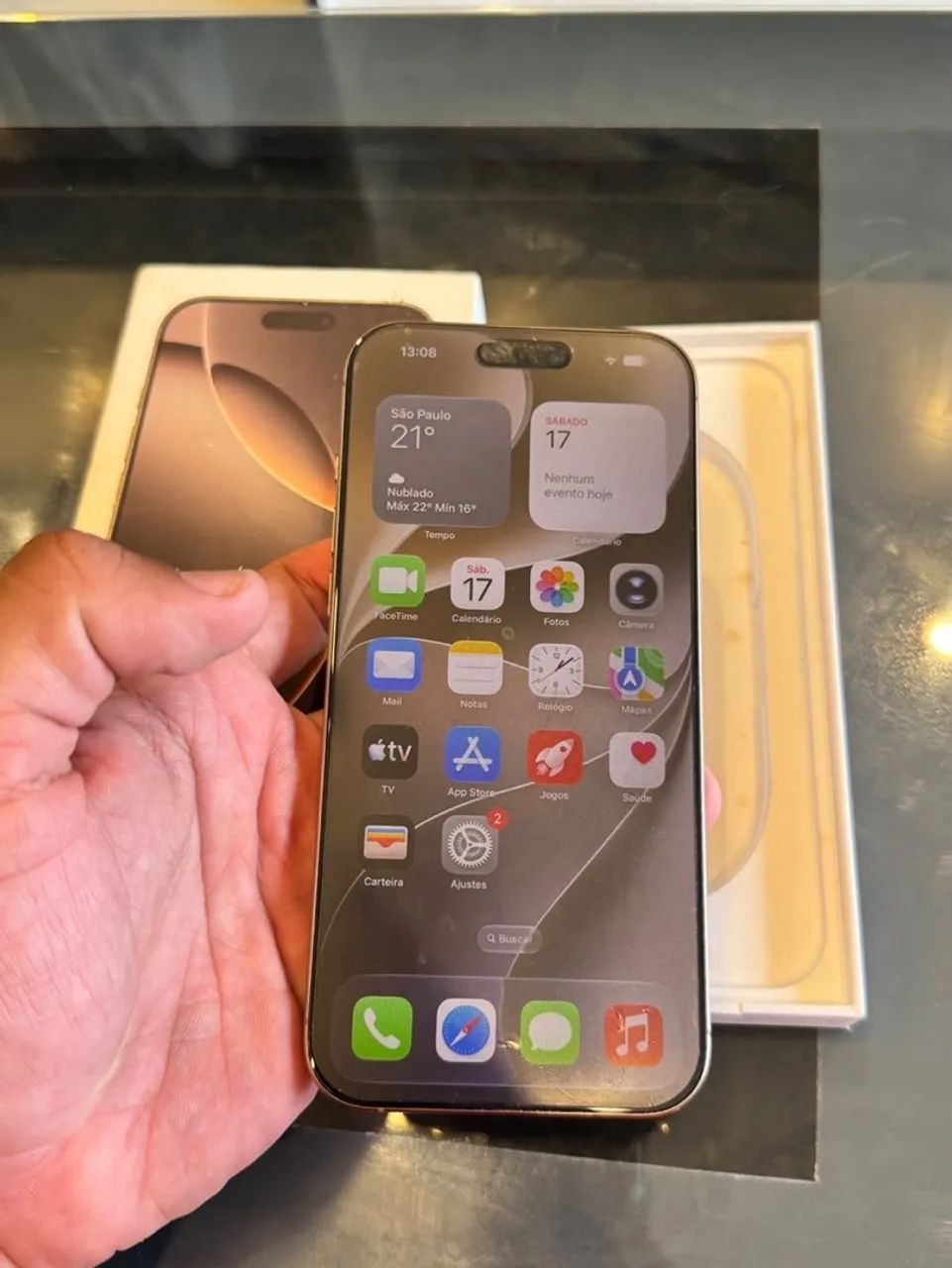 iPhone 16 pro Max Bateria 91% - Foto 2