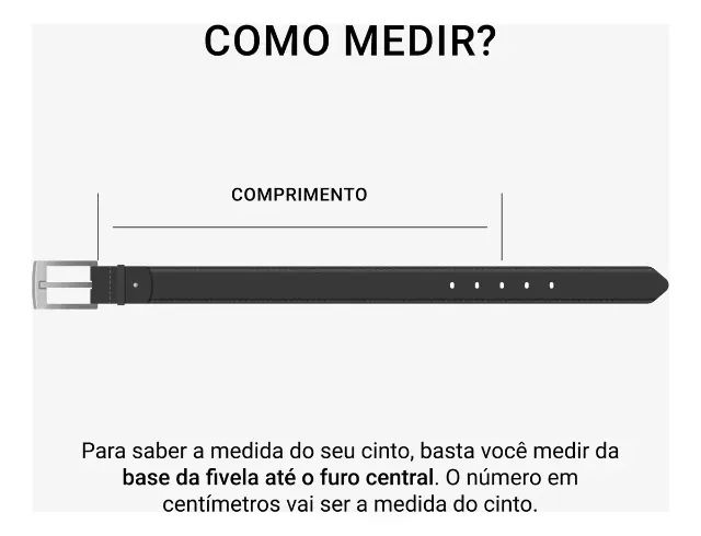Cinto Levis 77135.0761 Couro Legítimo Preto - Foto 4