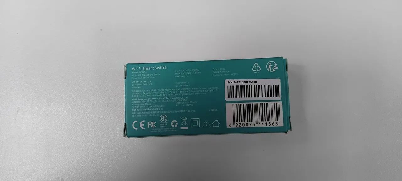 Interruptor inteligente Sonoff Wi-fi Smart Switch - Foto 4