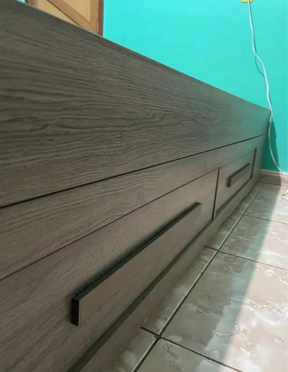 Base para colchão com 4 gavetas