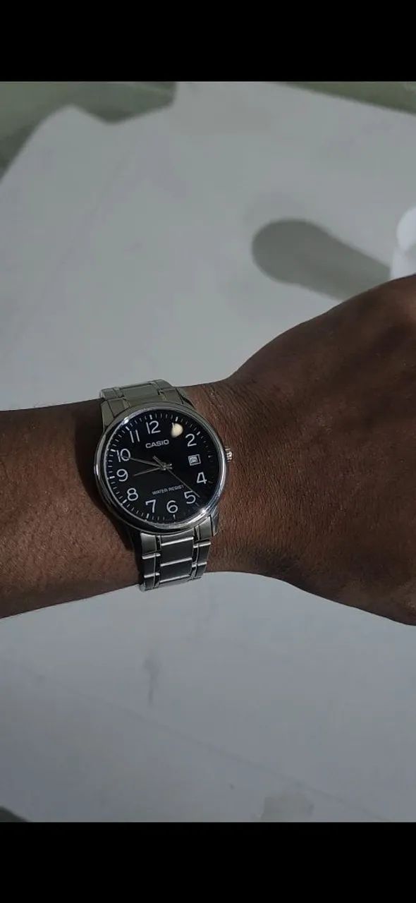 Relógio masculino Casio MTP-V002d, - Foto 4