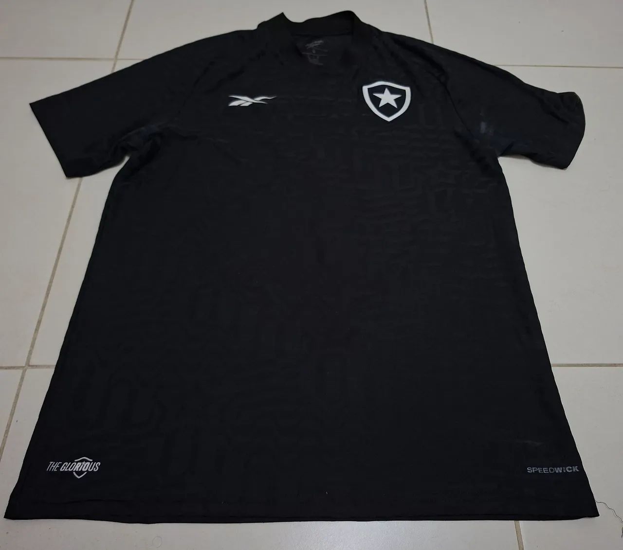 Camisa Botafogo preta Reebok #7 tam. G