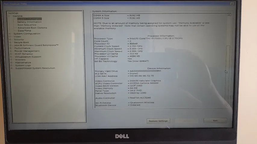 Notebook Dell Inspiron 7460 - Foto 2