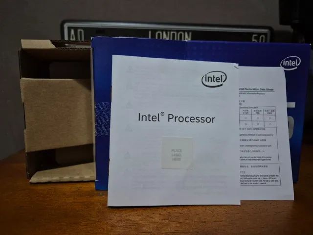 (Caixa Vazia) Caixa do Processador Intel Core i5 10400 - Foto 2