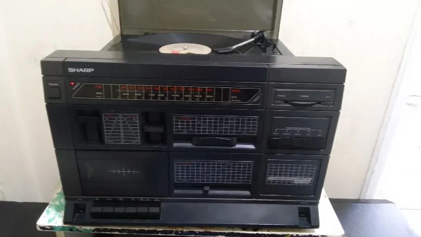 TOCA DISCOS 3 EM 1 SHARP SG-18 B