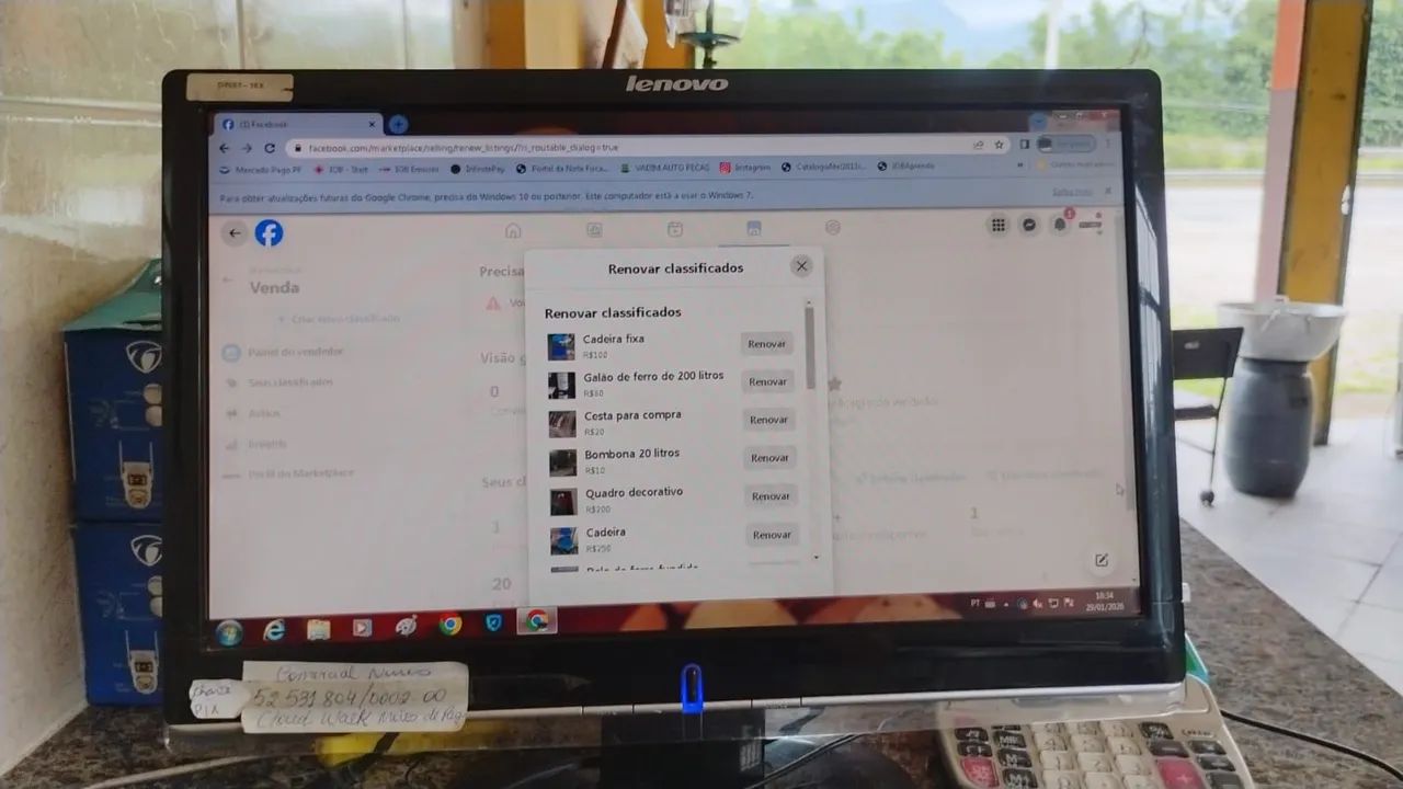 Tela de monitor 19 polegadas  - Foto 2