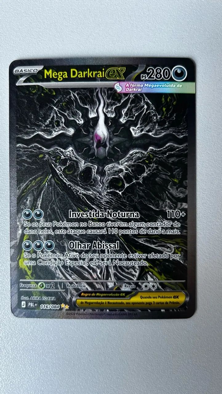 Carta Pokémon Mega Darkrai EX. 