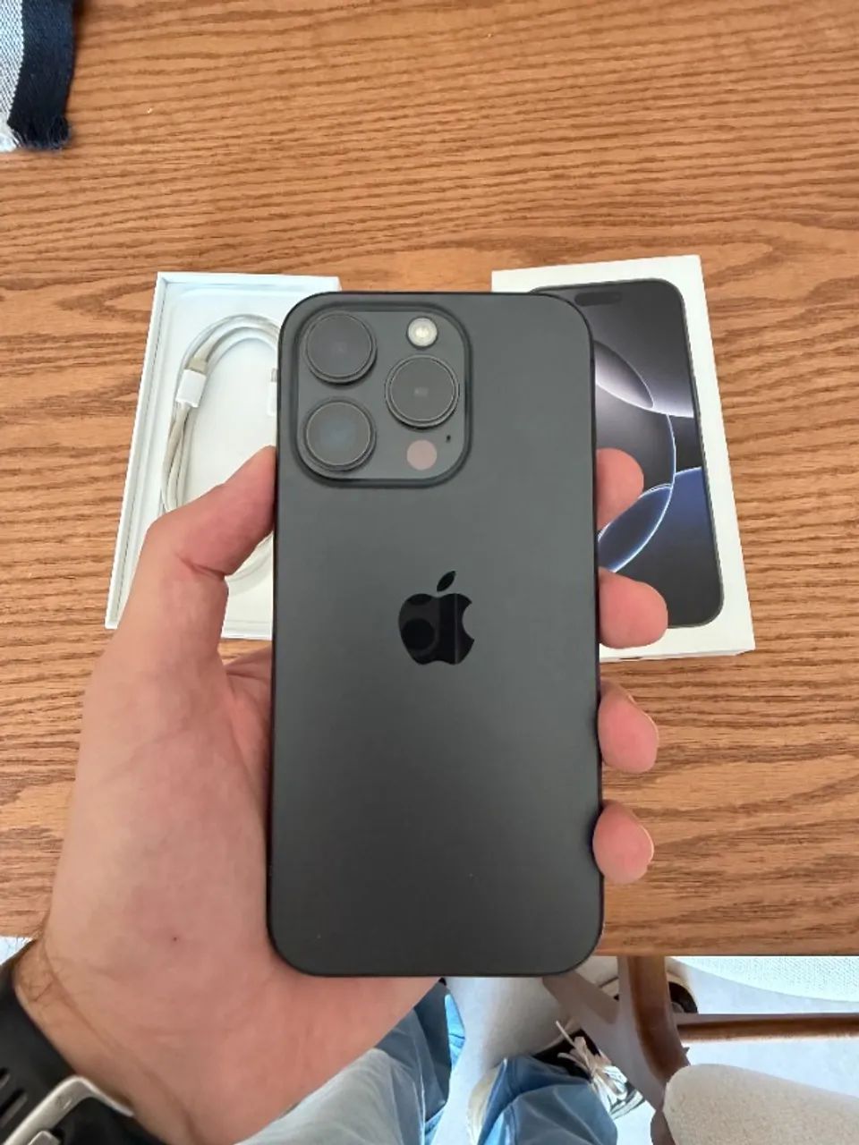 Iphone 15 Pro - 128gb - Preto - E-sim - Foto 3