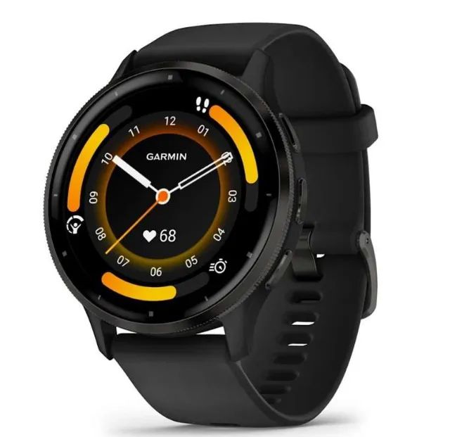 Relogio Garmin Forerunner Venu 3 black 45mm amoled