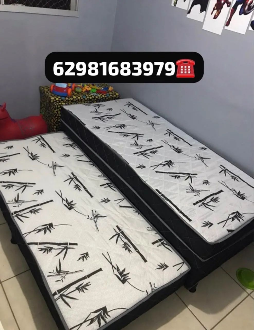 Cama box com auxiliar 