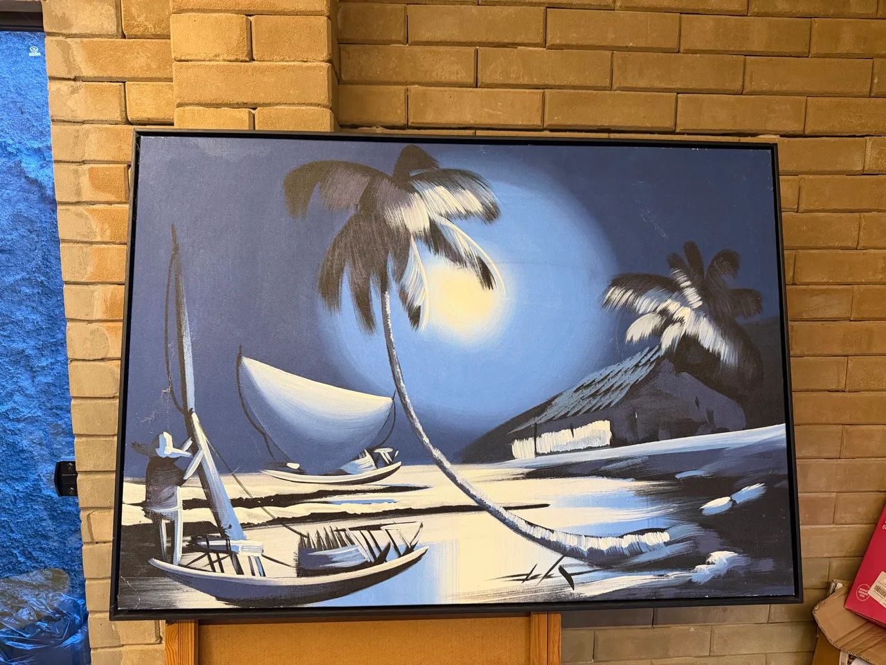 Quadro azul 