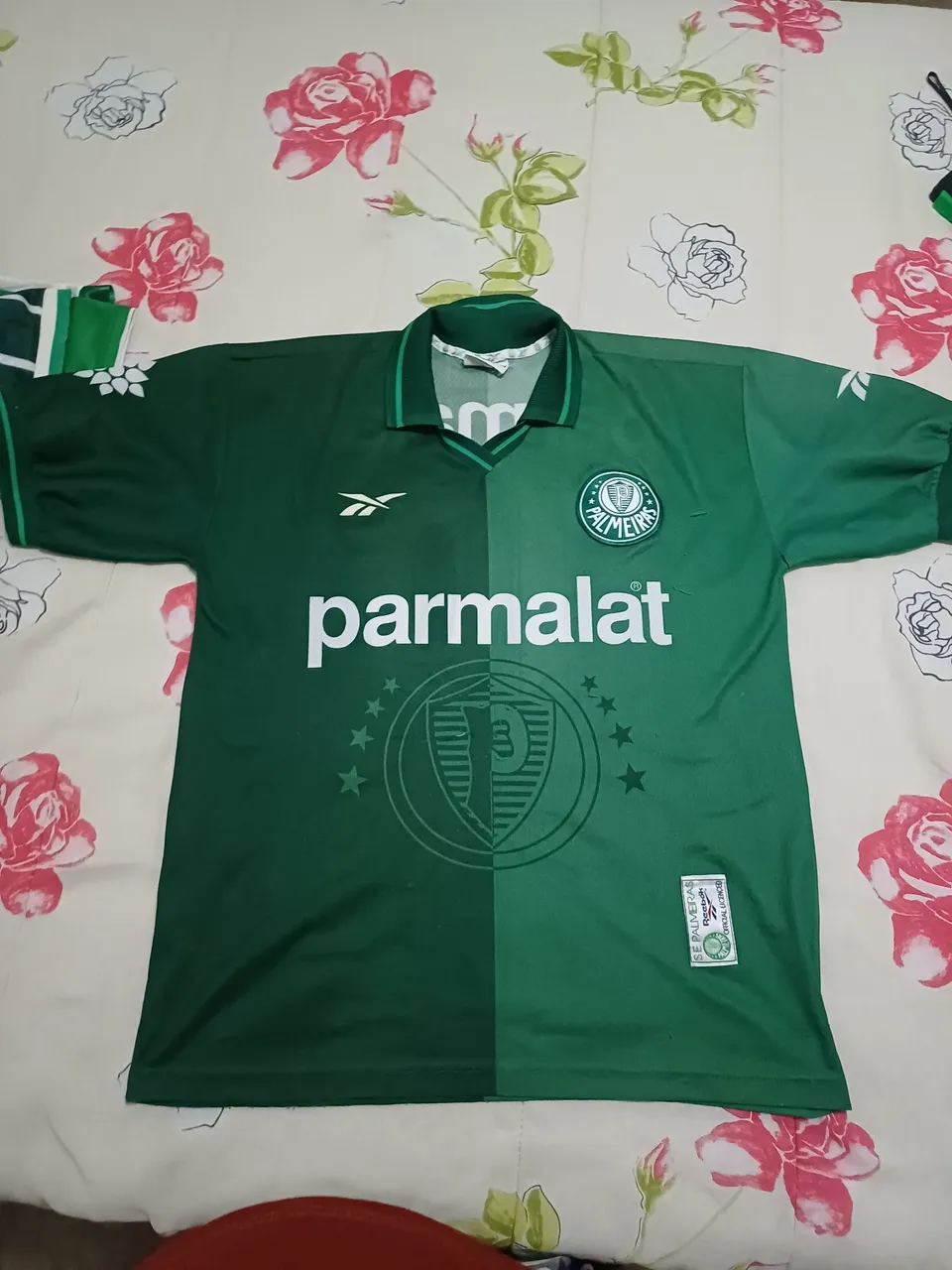 Rara Blusa Manga Longa Do Palmeiras 1997 Reebok Tamanho Gg Futebol