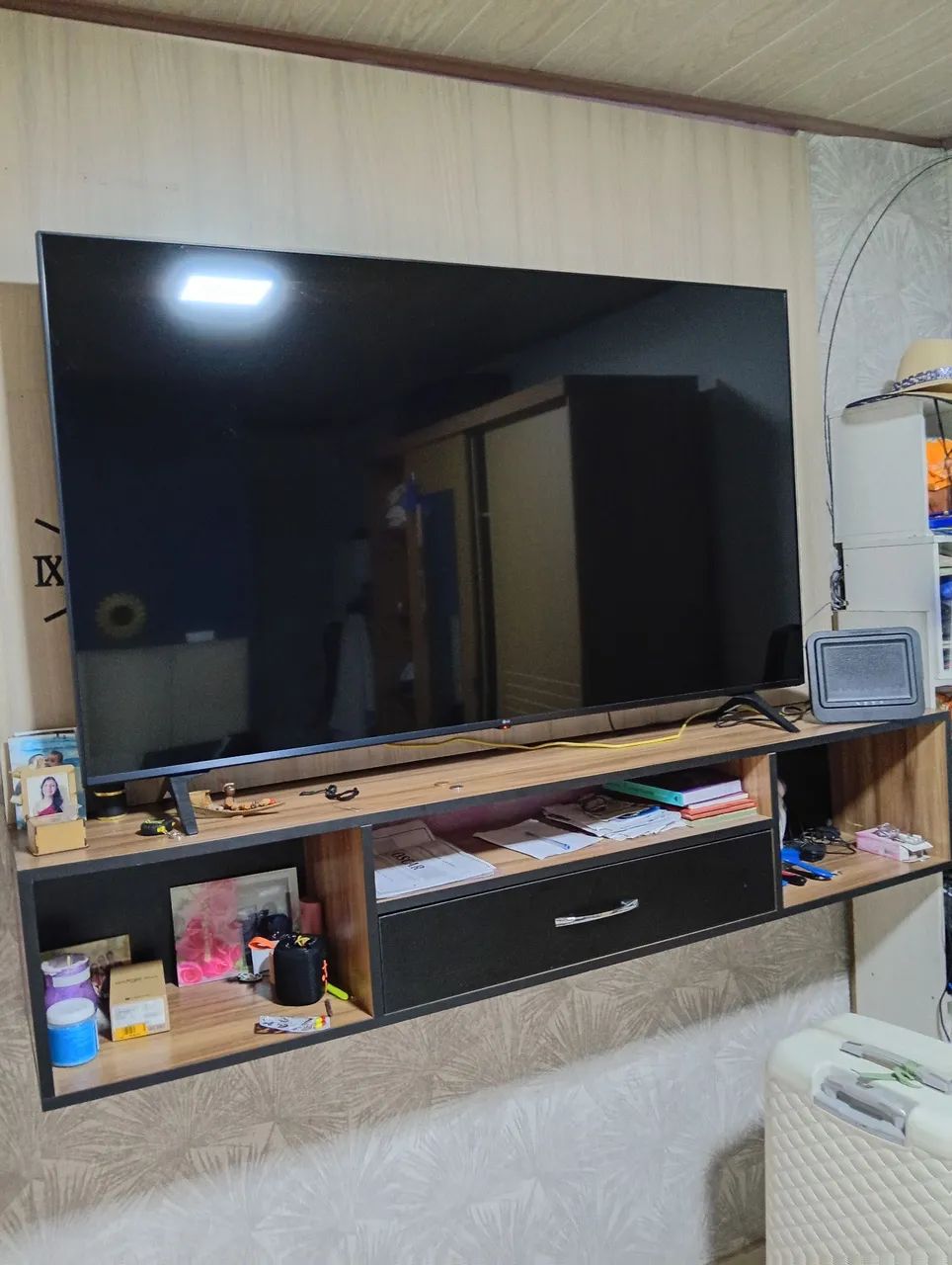 Vendo Tv 60 + Painel com Rack completo  - Foto 3