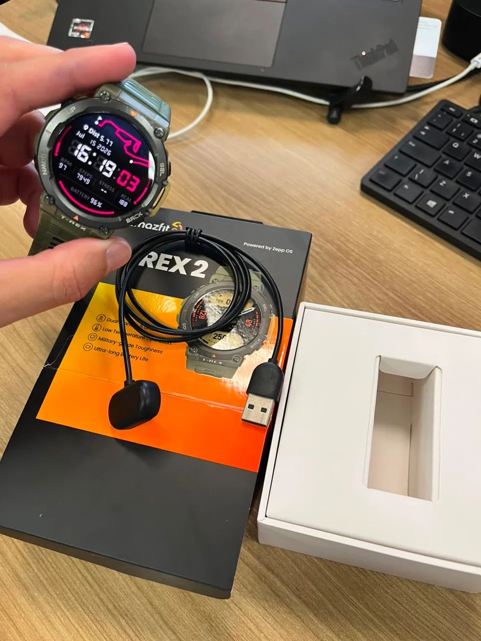 Relógio Amazfit T-Rex 2 - Foto 4
