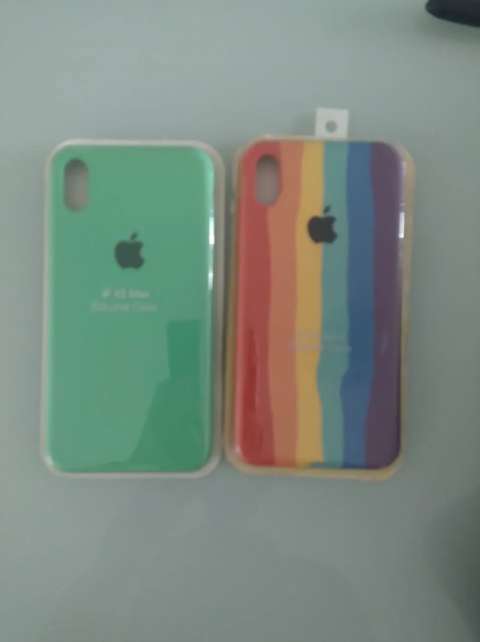 Capa de silicone para iPhone XS pro max