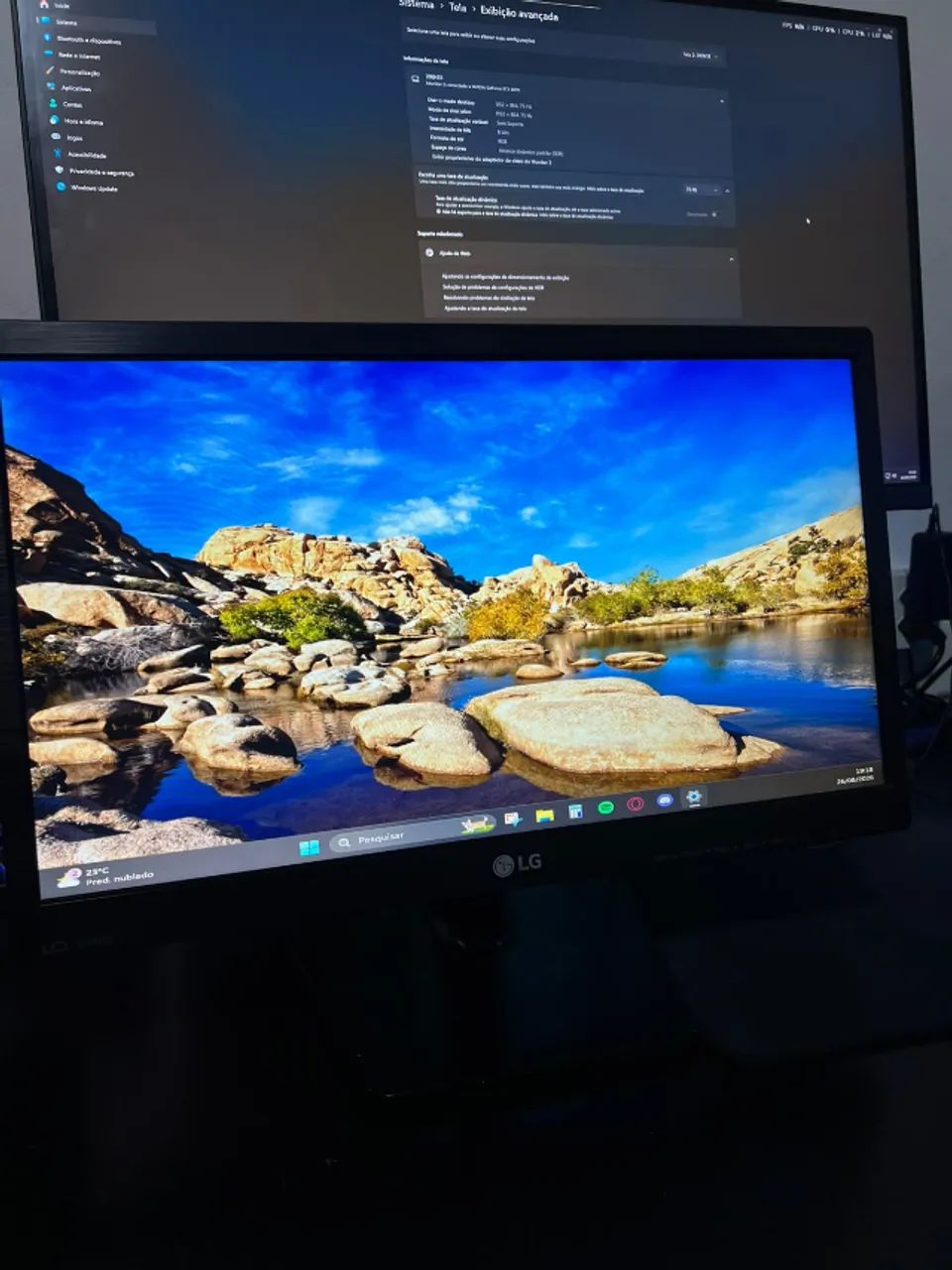 MONITOR LG 20" 75Hz