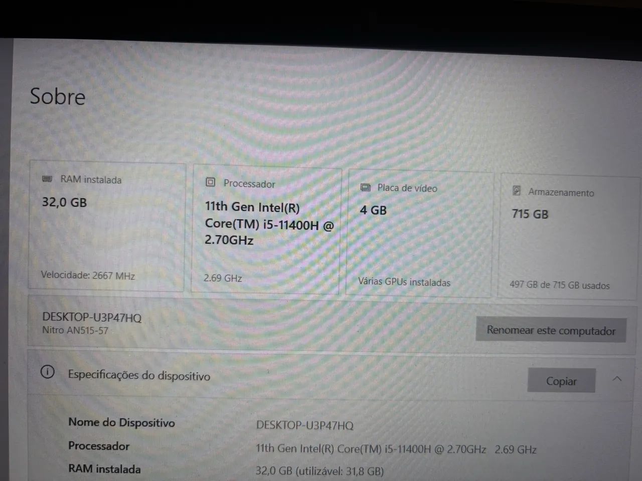 Acer nitro 5 - Foto 2