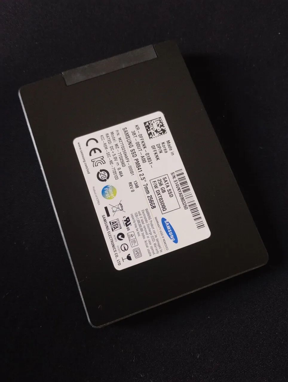 SSD Samsung 256Gb, para hoje!