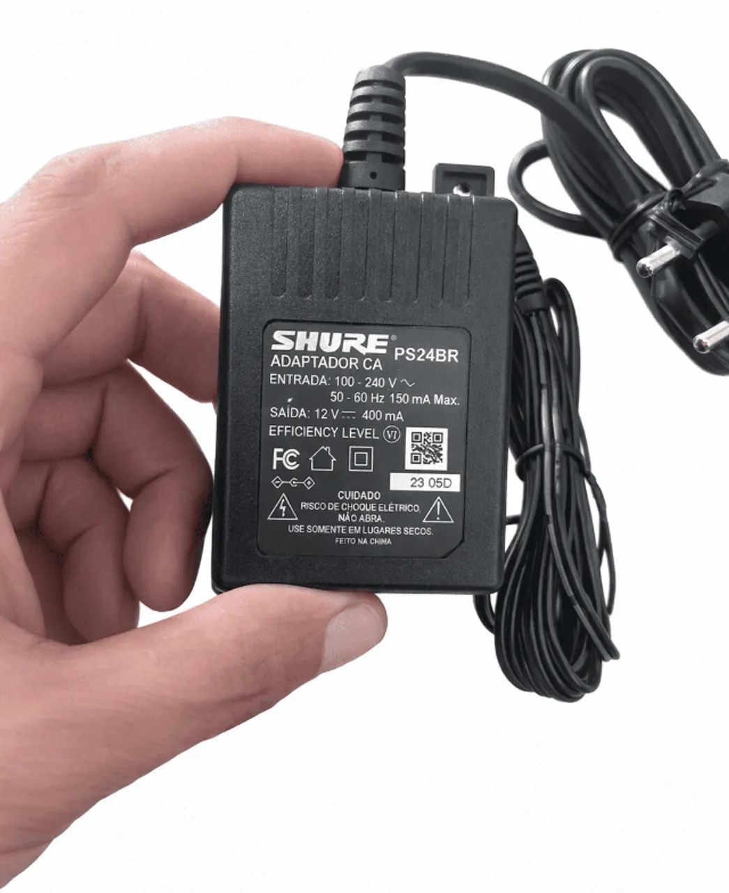 Fonte 12v de alimentação Sistemas Sem Fio Shure PS24BR Bivolt - Foto 3