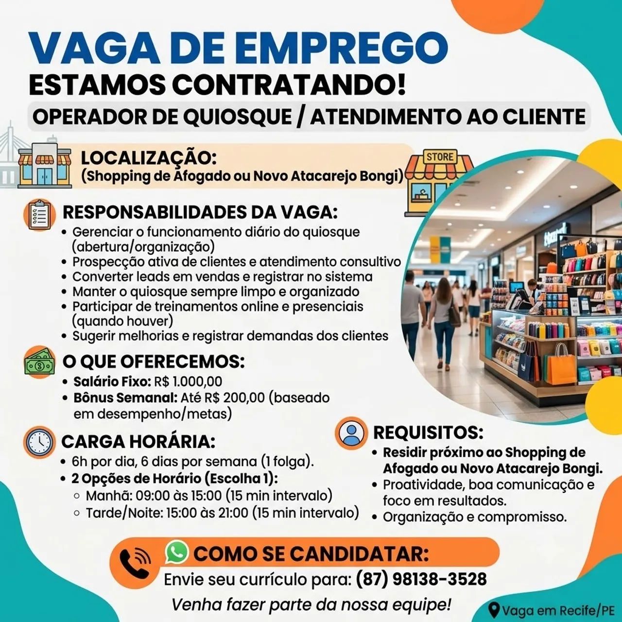 Atendimento em vendas