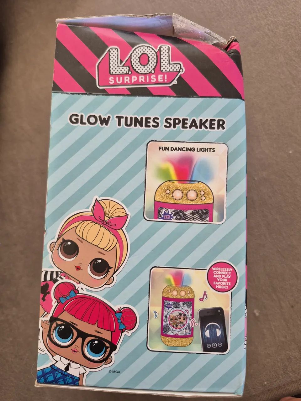 Caixa de Som L.O.L. Surprise! Glow Tunes Speaker Bluetooth
