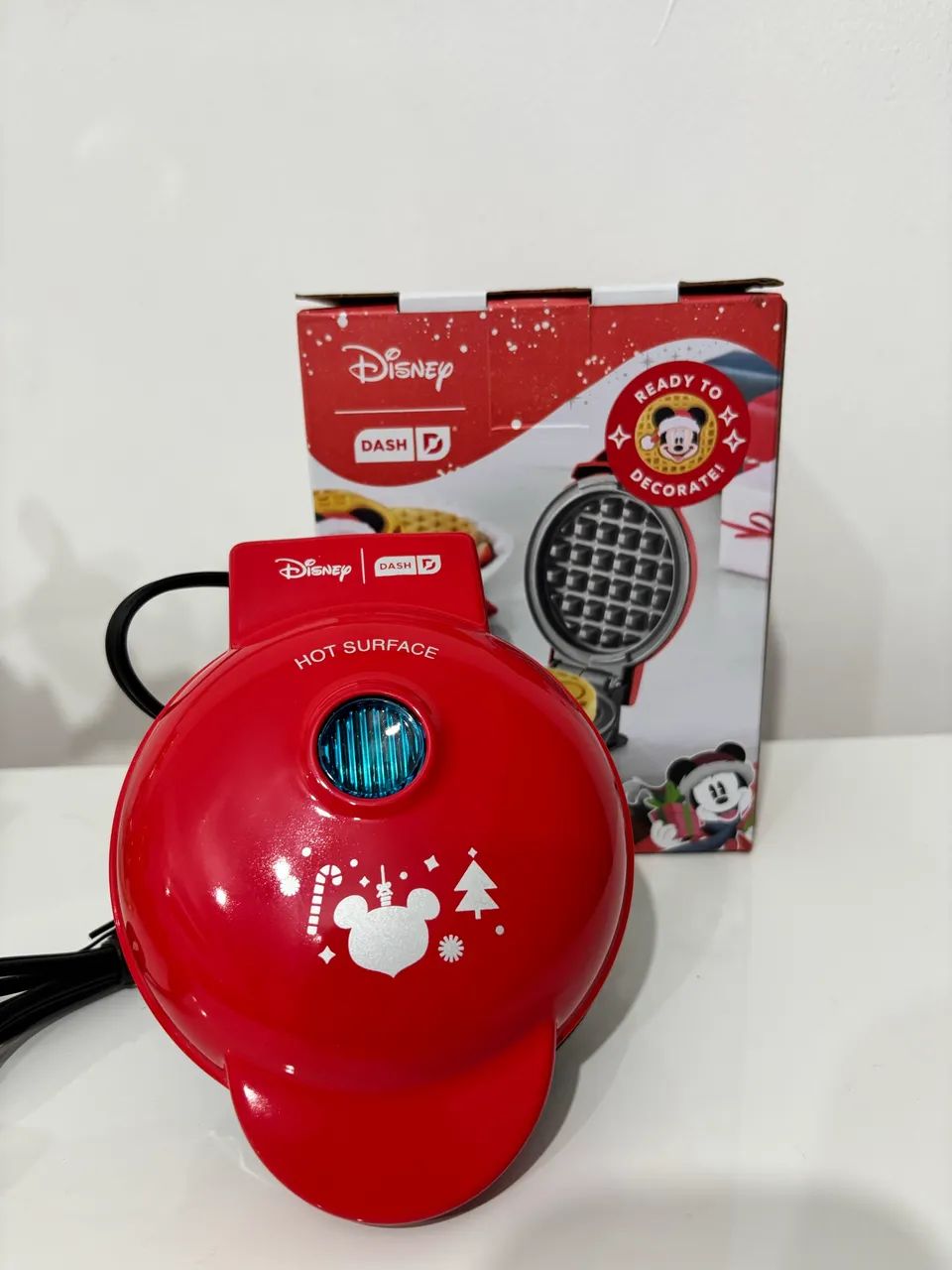 Mickey Mouse máquina de Waffle Natal  - Foto 2
