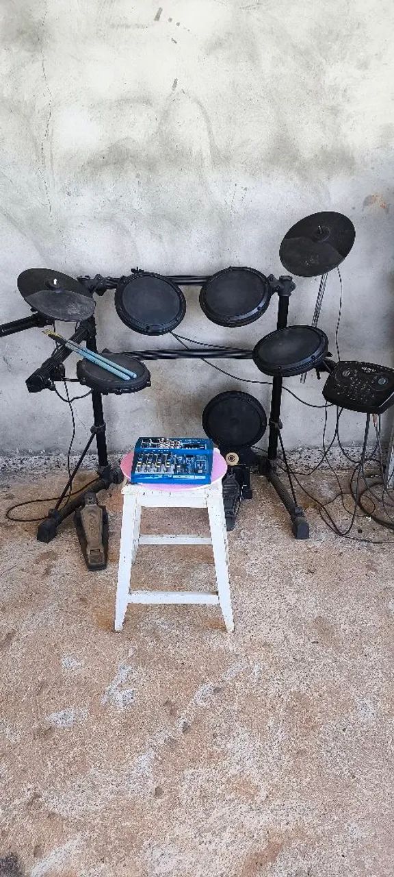 Bateria eletronica-Medeli/Mesa de som - Foto 3