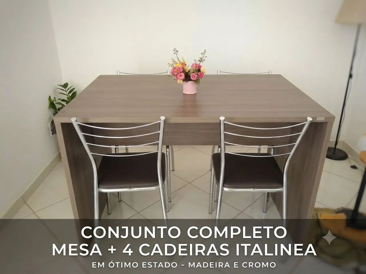 Mesa com cadeiras Italinea 