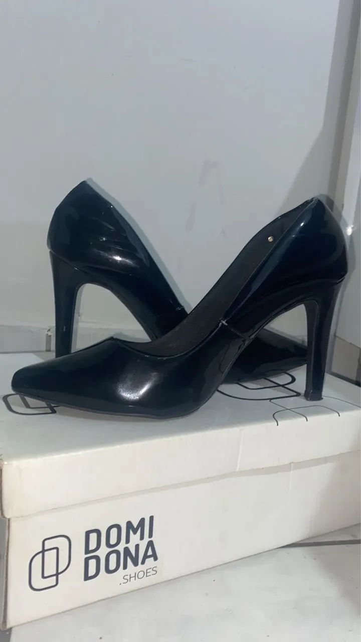 Scarpin Preto Verniz