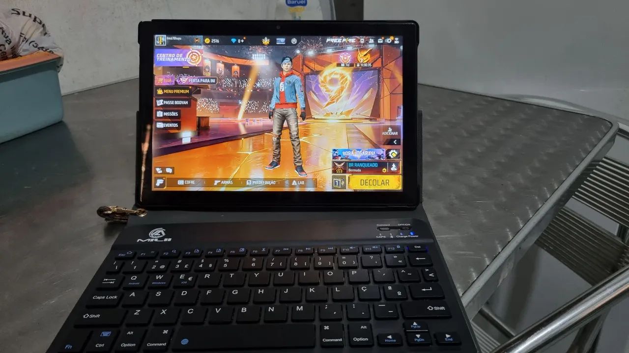 Tablet Milii Mil10 5G 10.1" 6GB RAM 256GB ROM Android 13 C/ Teclado e Caneta