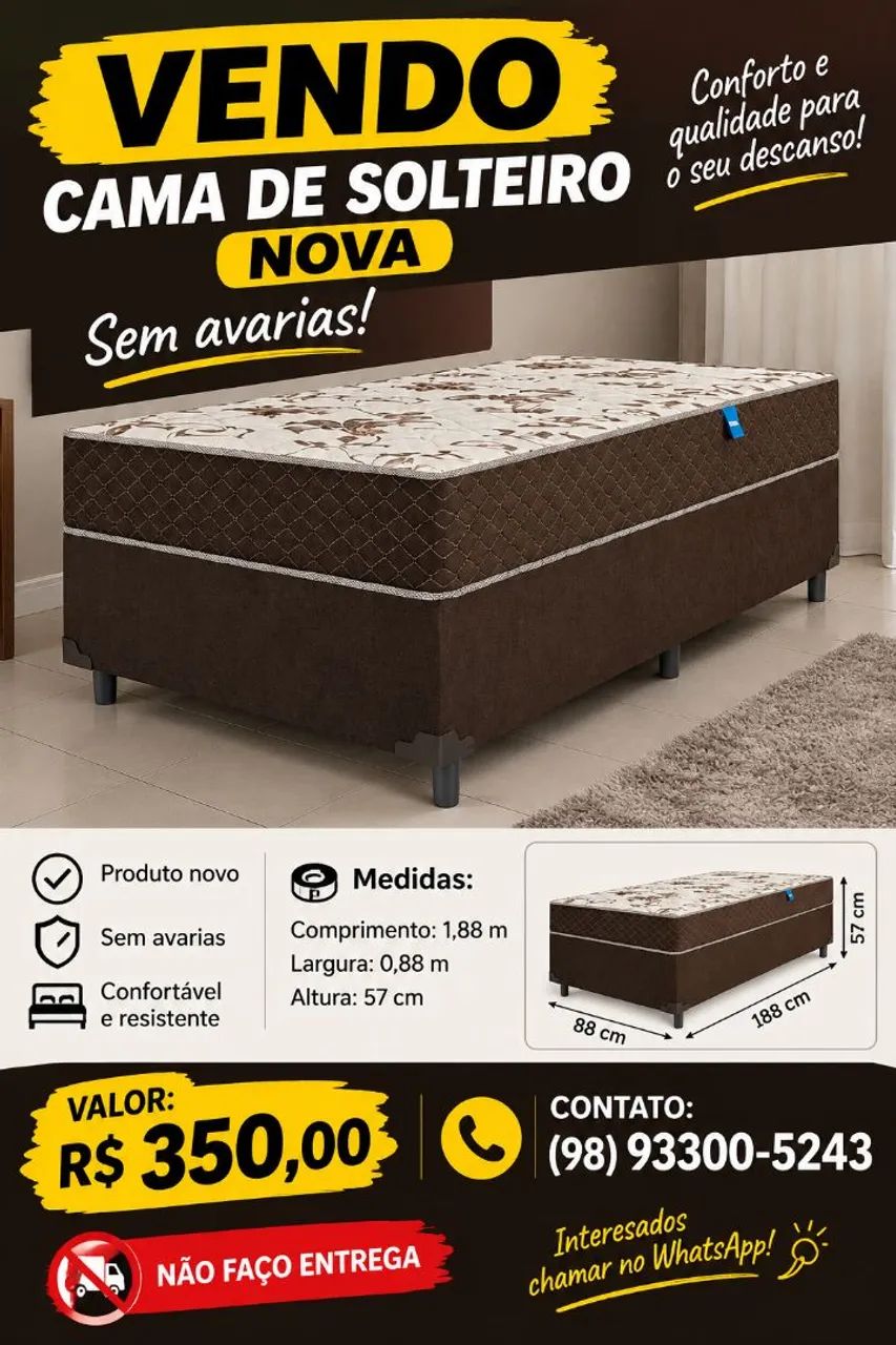 Cama de solteiro 