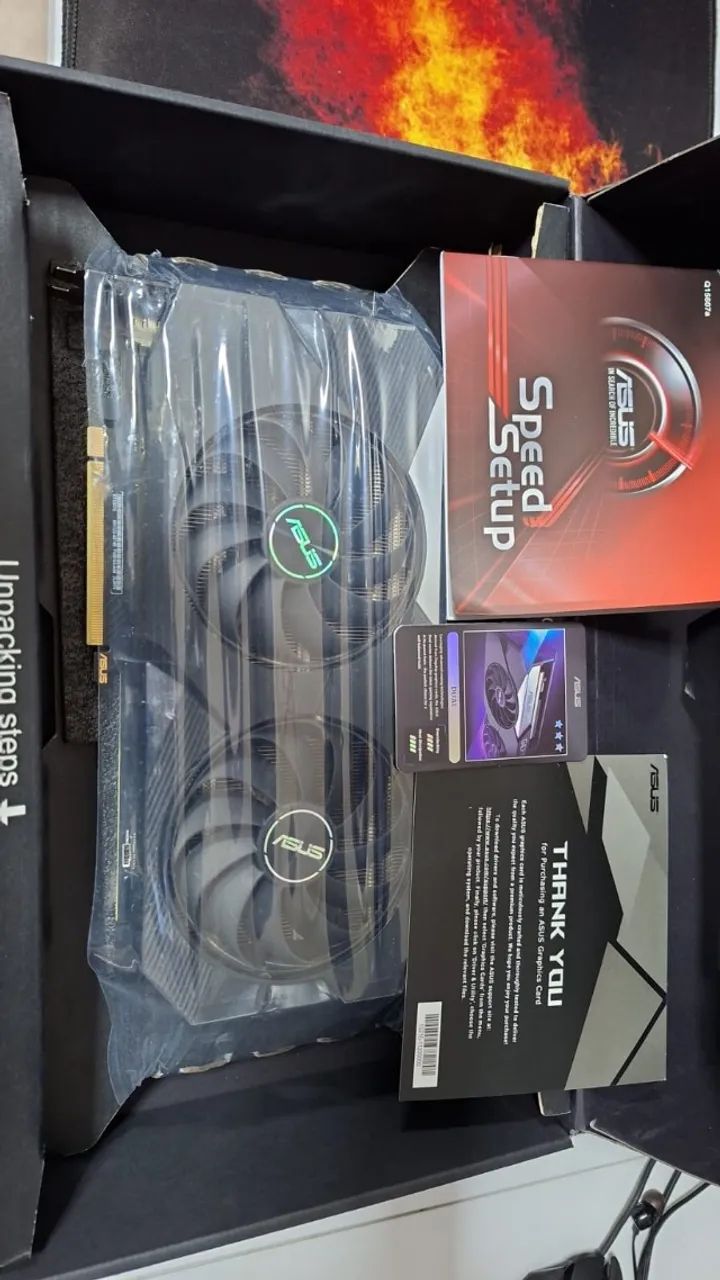 ASUS RTX 3070 Dual - Estado de Nova - Roda Tudo no Ultra!