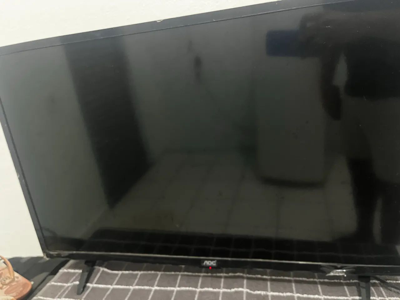 Televisão 32 Polegadas com tela azul