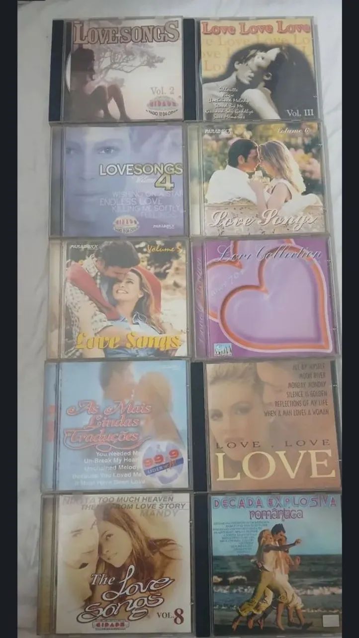 Cds Love Songs o melhor da rádio cidade/flash back/anos 90 - CDs