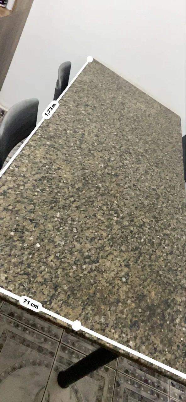 Mesa de Pedra 6 lugares