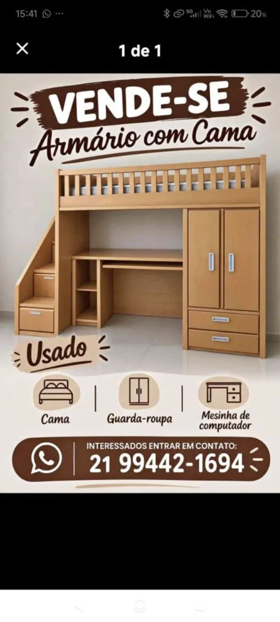 Móvel MADEIRA MACIÇA 