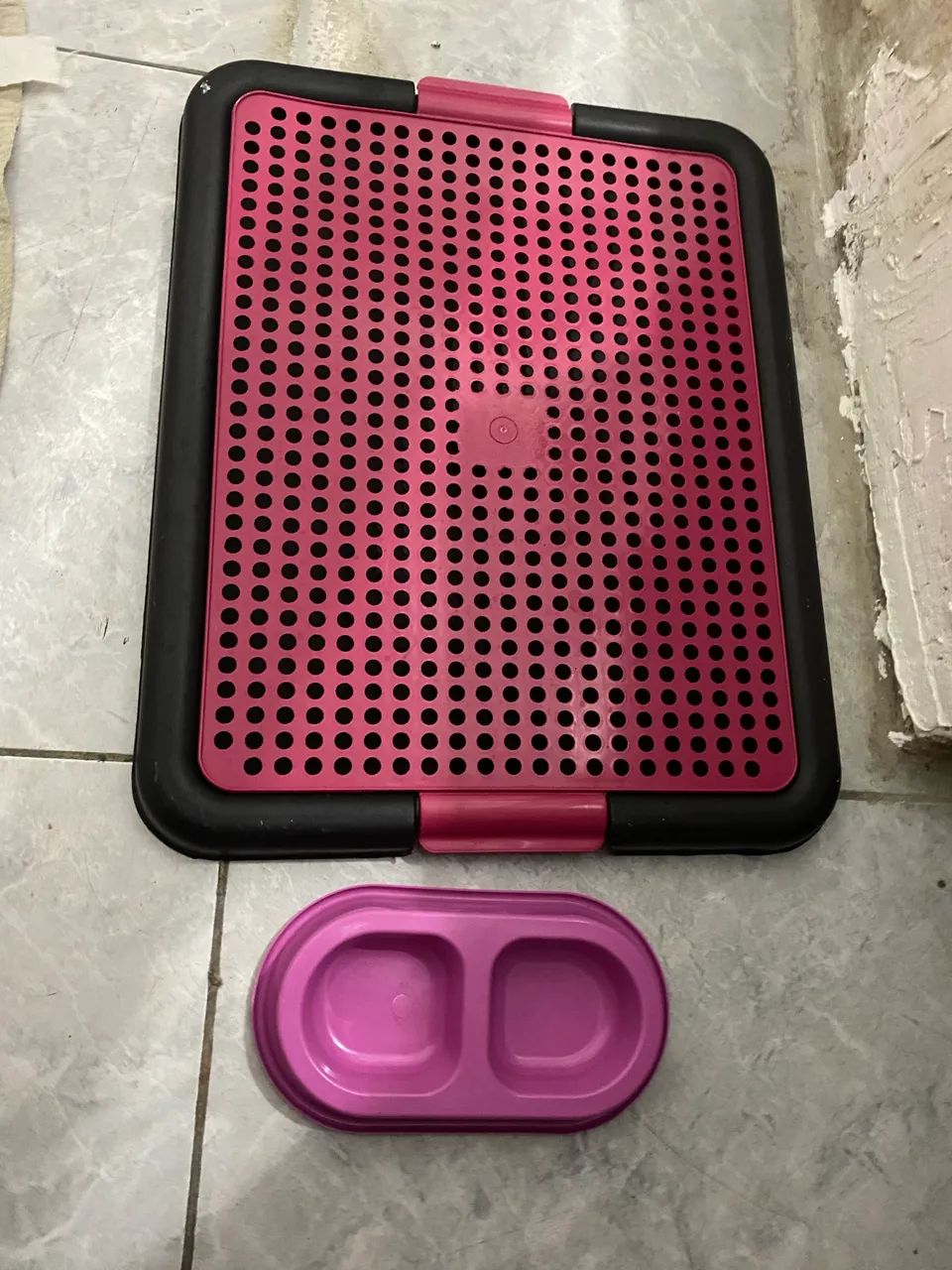 Tapete higiênico  + mini pontinho de ração 