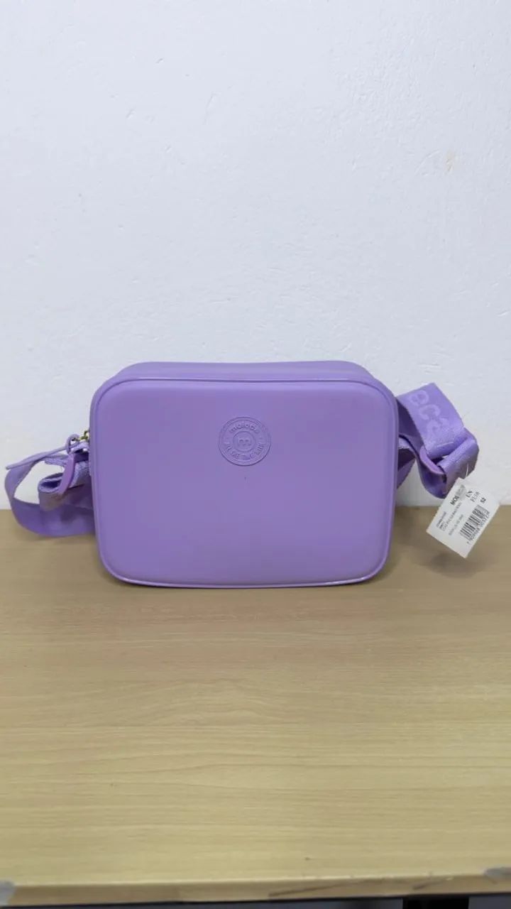Bolsa Tiracolo Moleca PVC Lilás Original (Nunca Usada)