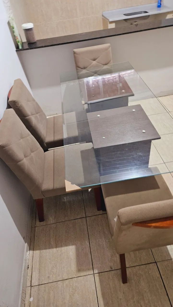 Mesa de vidro  - Foto 3