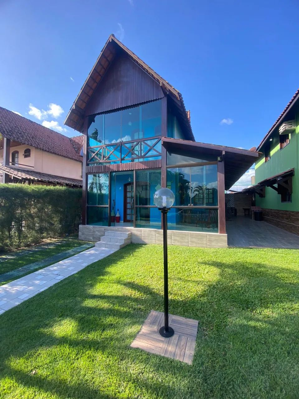 CASA CHALÉ EM GRAVATÁ  SEU REFÚGIO PERFEITO NA SERRA! Casa Blue 