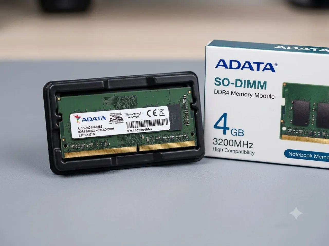 Memória RAM Notebook ADATA 4GB DDR4 3200MHz SO-DIMM 1.2V