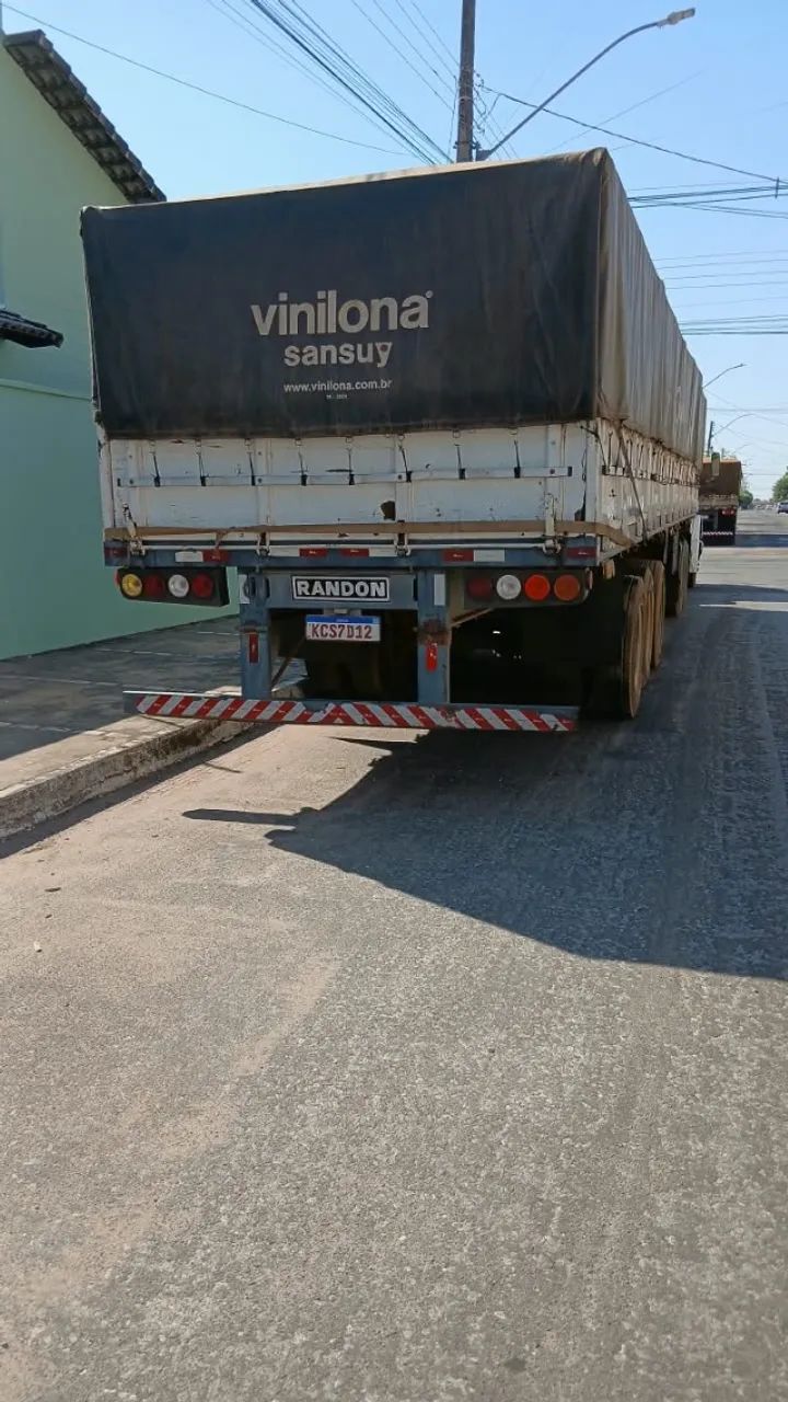 Carreta Randon  Marca: Randon  Modelo: Acoalho de chapa suspensor  Primeiro e terceiro eix - Foto 3