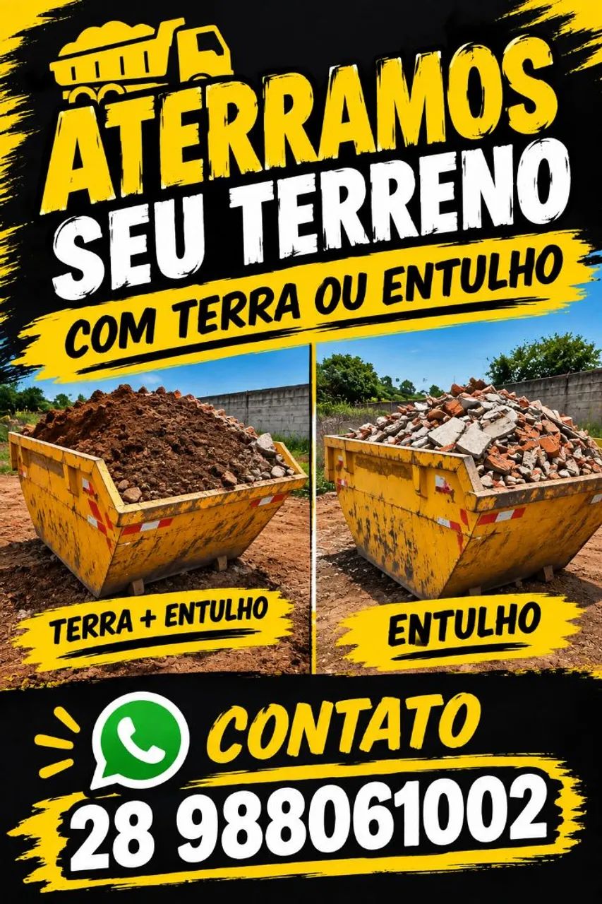 Aterramos seu terreno 