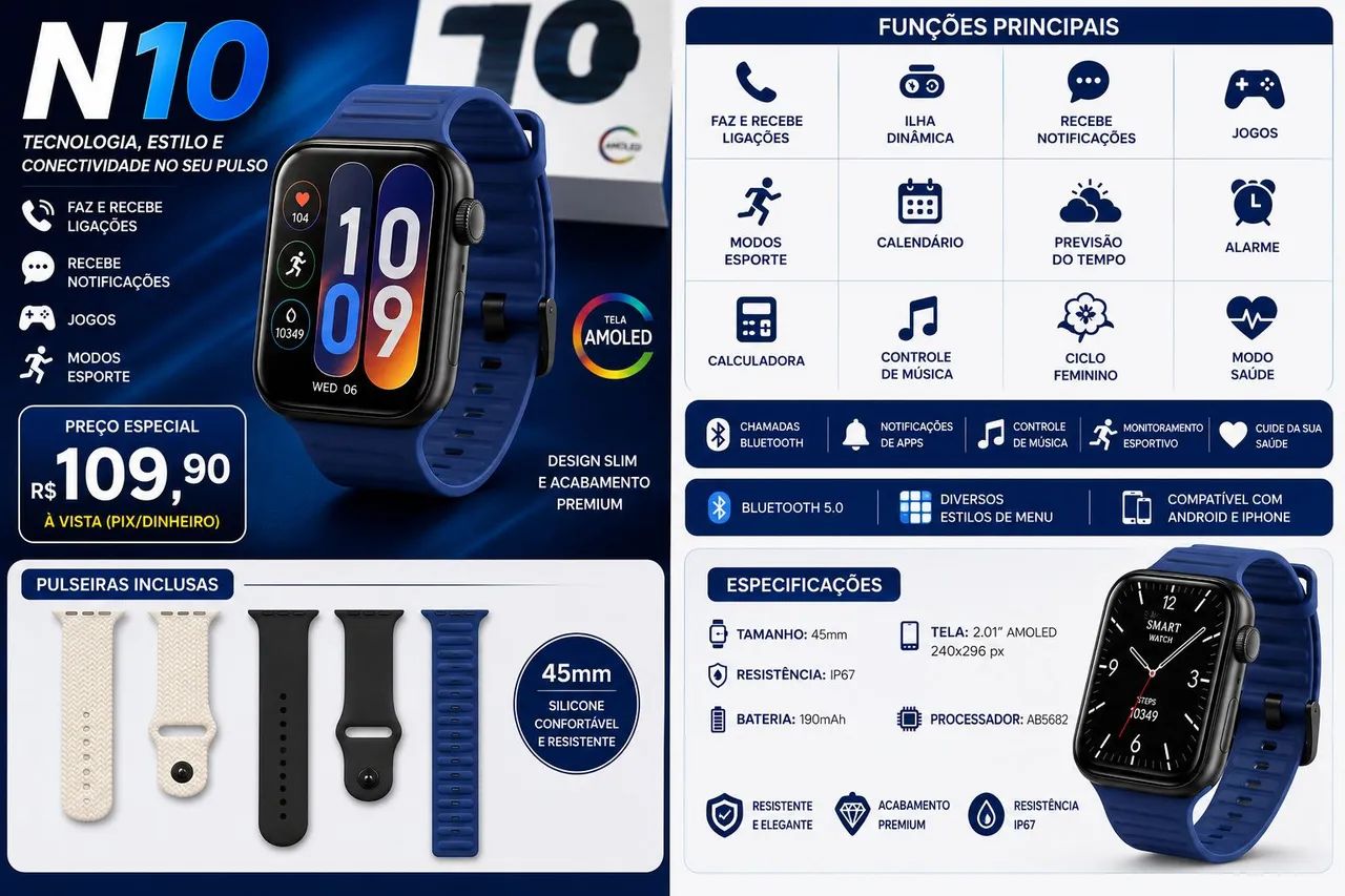 Relogio Smartwatch